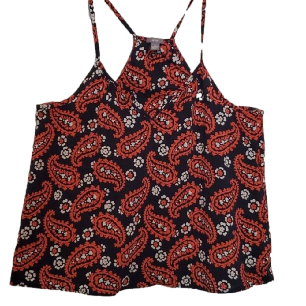 American Eagle Outfitters  Women's Floral Paisley Crop Top Sz Small